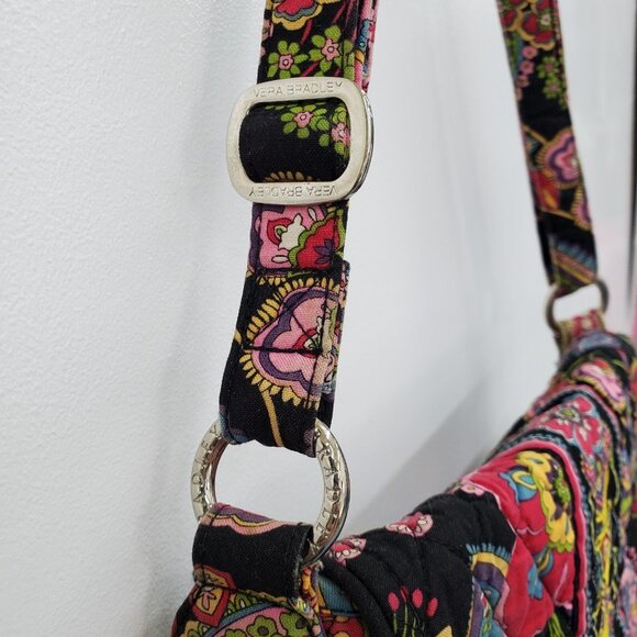 Vera Bradley Boho‎ Floral Quilted Crossbody Bag Colorful Indie Y2K Cottagecore - Picture 8 of 15